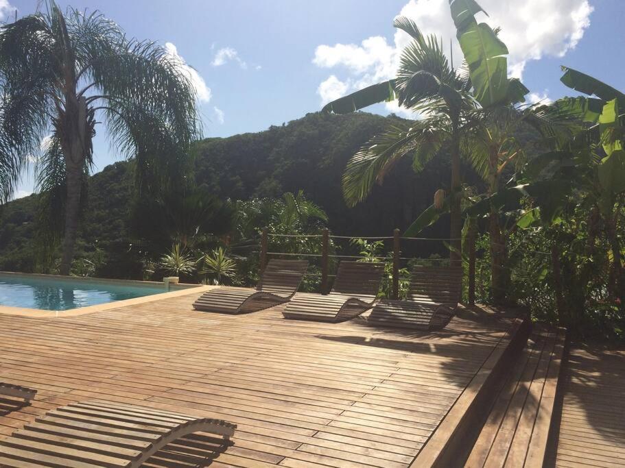 La Charmante Villa Coco Avec Magnifique Vue Mer Le Marin Exterior foto