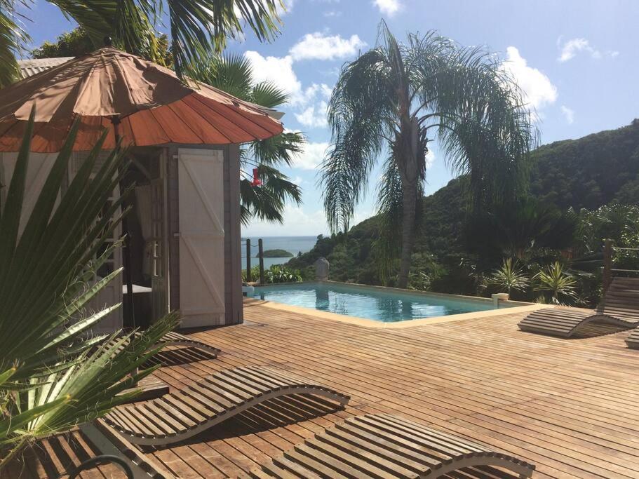 La Charmante Villa Coco Avec Magnifique Vue Mer Le Marin Exterior foto